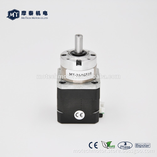 Gear Ratio 5:1 Nema 17 Bipolar Stepper 1.8Nm 1.2A, Planetary Gearbox
